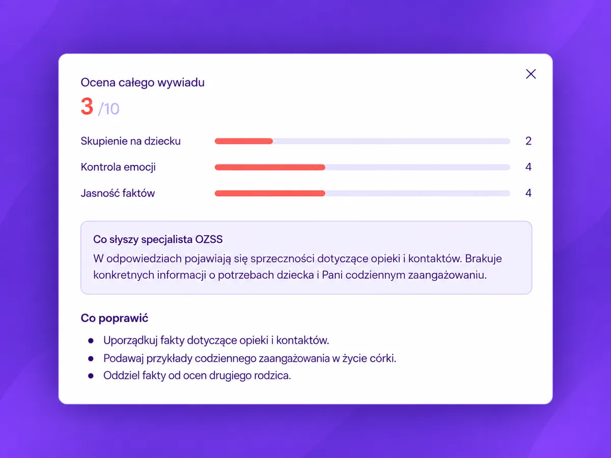 Symulator Wywiadu z Biegłym OZSS